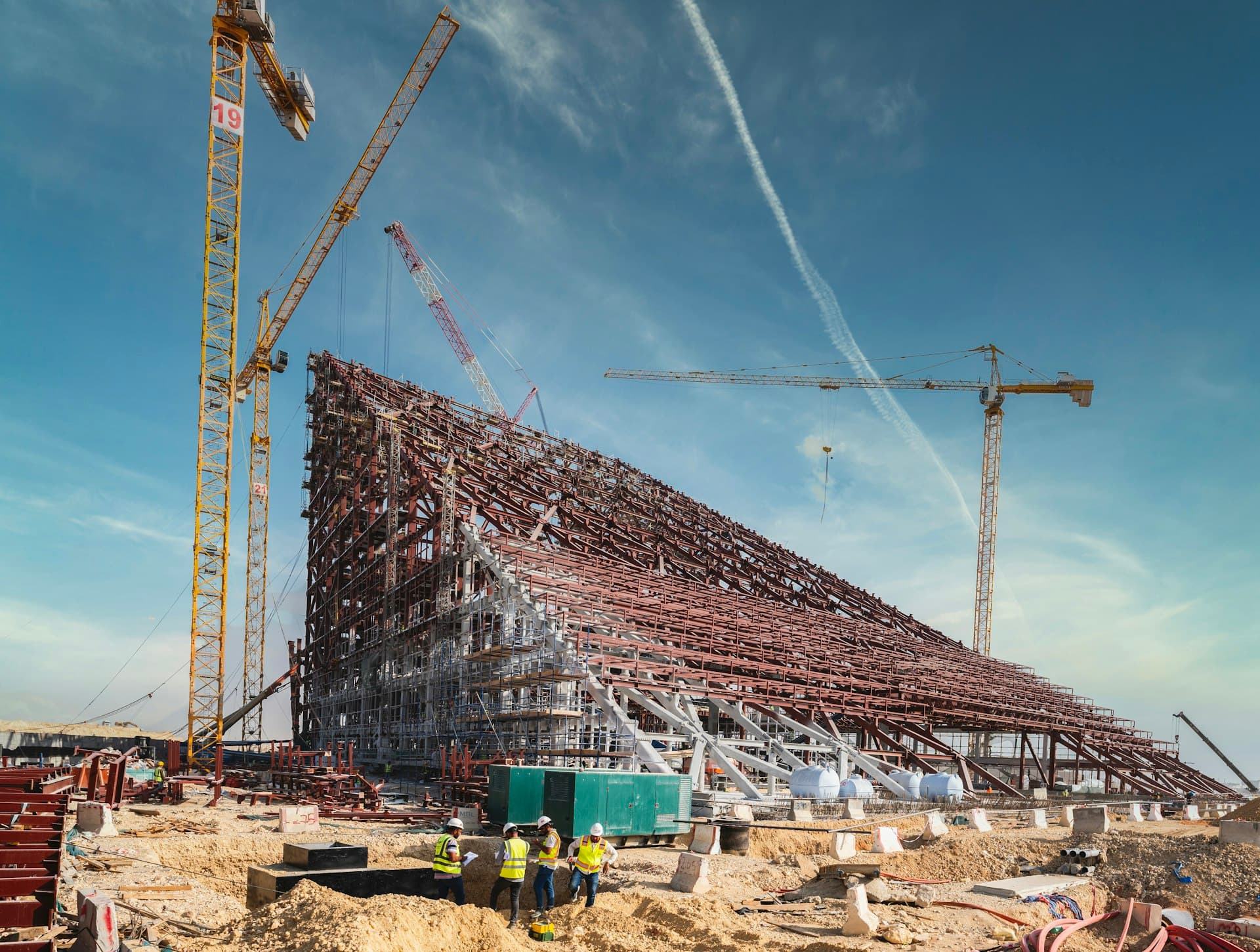 Construction project in Saudi Arabia