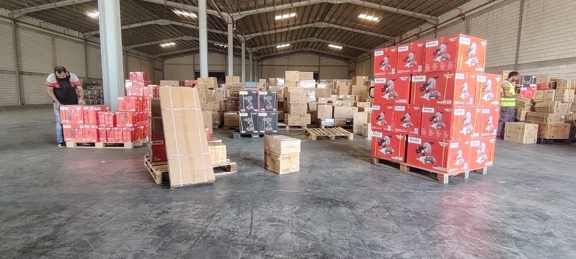 BRO Global team preparing inventory