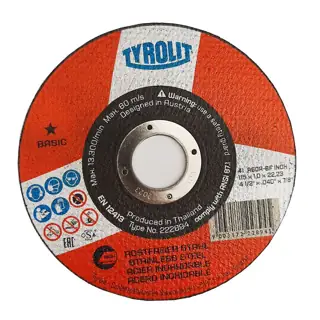 قرص قطع ستانلس ستيل Tyrolit 222894/34332868، 115mm × 1mm