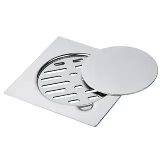 غطاء مصرف (مصفاة) 7001A، 150x150mm، إطار وشبك وغطاء ستانلس ستيل 316