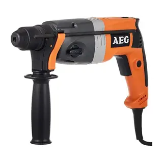 AEG مطرقة دوارة للحفر في الخرسانة والحديد والخشب، 650 واط، سعة 22 مم BH22E