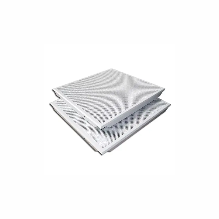 بلاط أسقف ألمنيوم سادة 600x600x0.6mm كليب إن - USG Boral