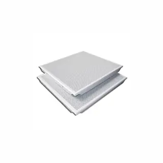 بلاط أسقف ألمنيوم سادة 600x600x0.6mm كليب إن - USG Boral
