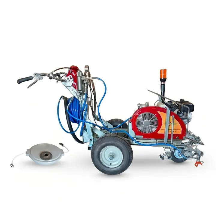 Perfect Asphalt Cold Melot Marking Machine, 50-600mm Line Width, 0.2-0.4mm Thickness, Precise Road Marking