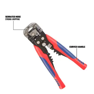 WORKPRO Automatic Wire Stripper 3 IN 1, 10-24 AWG, Self-Adjusting Wire Stripping and Crimping Tool