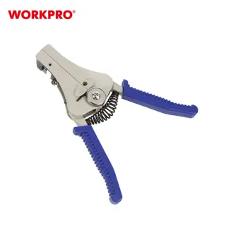 WORKPRO Automatic Wire Stripper 6", 8-18 AWG, Adjustable Dial, Fast Wire Stripping