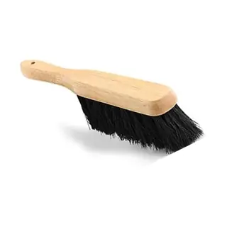 فرشاة Banister ليف جوز هند مصبوغ أسود، 3F، 11"، أحمر/أسود