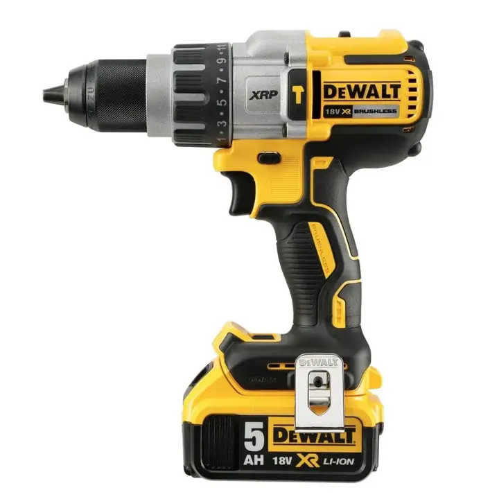دريل لاسلكي بدون فحمات 18 فولت، عزم دوران 95 نيوتن متر، 3 سرعات، حفر قوي – DeWalt