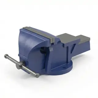 Perfect 12-inch Hardened Steel Bench Vice for Secure Workpiece Holding