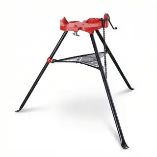 Perfect Bench Vice with Chain, 6-inch, Hardened Steel for Pipe Threading