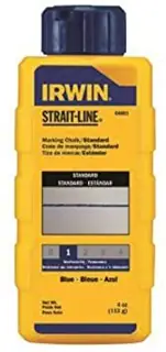تعبئة طباشير Irwin، 4 أونصة، 64801، أزرق
