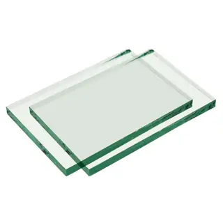 زجاج لحام شفاف، 2" x 4-1/4"، 2 مم
