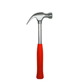 WORKPRO Curved Claw Hammer 160G (16Oz), tubular handle, polished face, comfortable grip for easy nailing