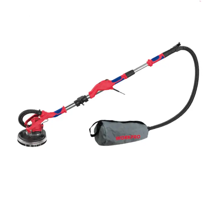 WORKPRO 1050W Drywall Sander 215mm, Adjustable 110-165cm for Smooth Finishing