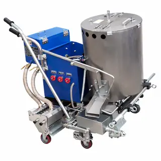 Excalibur Thermoplastic Road Marking Machine, 100kg Tank, Manual Push KH100
