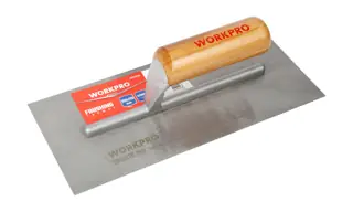 مسطرين تشطيب، شفرة فولاذ كربوني، مقبض خشبي، 280x130 مم، تشطيب ناعم – WORKPRO