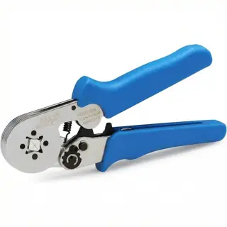 MAX Hand Crimping Tool for Bootlace Ferrules, 0.25-6 mm, Hardened Steel