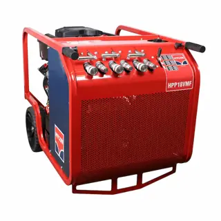 هايكون ماكينة هيدروليك متعددة المخارج – محرك بنزين 18 حصان، 160 بار HPP18VMF MULTIFLEX