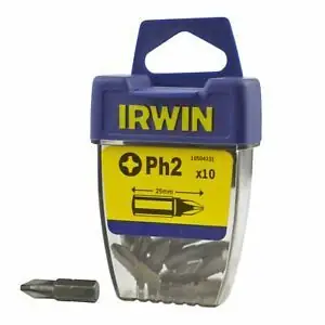 بنطة مفك Irwin، 1/4"/25 مم، فيليبس، ph2