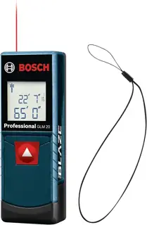 جهاز قياس المسافة بالليزر بمدى 20 متر، صغير الحجم ومقاوم للماء – Bosch