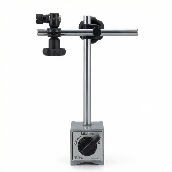Mitutoyo Magnetic Stand, Hardened Steel, Precision Dial Indicator Holder