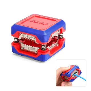 WORKPRO Multi Purpose Wire Stripper, 4 wire sizes, coaxial and flat cable, easy wire stripping