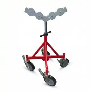 Perfect Pipe Stand with Wheel, 36-inch, Steel - Pipe Support for Installation