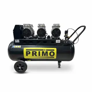 بريمو ضاغط هواء بدون زيت، 100 لتر، 2.25 حصان بثلاث طرمبات WB550-3A100L