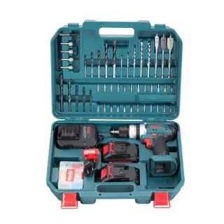 رونيكس طقم دريل (شنيور) لاسلكي 20 فولت 53 قطعة - موديل RS-8619