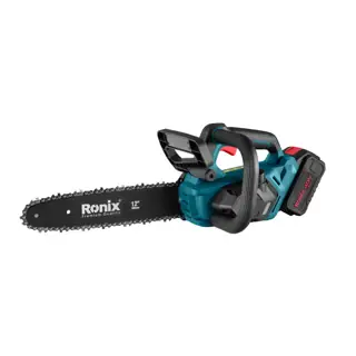 رونيكس طقم منشار جنزير (سلسلة) لاسلكي براشلس 40 فولت 30 سم - موديل 8923-40V