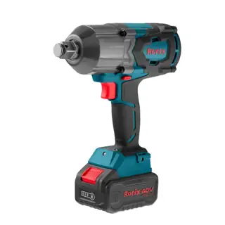رونيكس طقم مفتاح صدم (بكسة) لاسلكي براشلس 40 فولت 1200 نيوتن.م - موديل 8917-40V