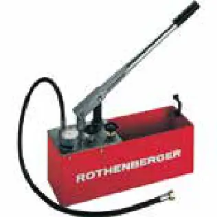 مضخة اختبار ضغط يدوية Rothenberger