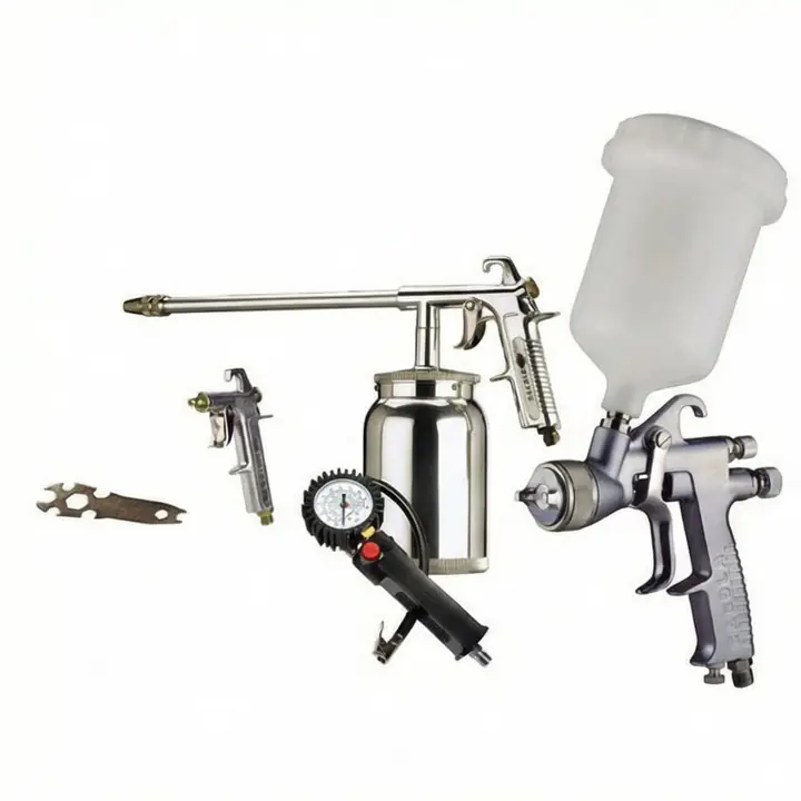 Sagola Super Spray Gun Kit, 0.65L Cup, 240 L/min Air Consumption, Consistent Performance