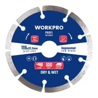 شفرة قطع ماسية مجزأة للقطع الدقيق والمتين – WORKPRO