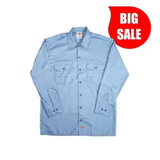 قميص Dickies SS48 كم طويل، أزرق فاتح