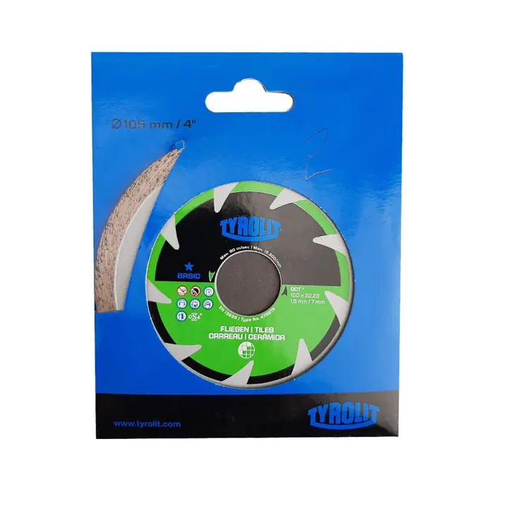 Tyrolit Tile Cut Blade, 475975/633323, 100 Mm, DCT*