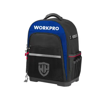 حقيبة ظهر أدوات 25 لتر، شديدة التحمل، بوليستر 840D متين لحمل مريح للأدوات – WORKPRO