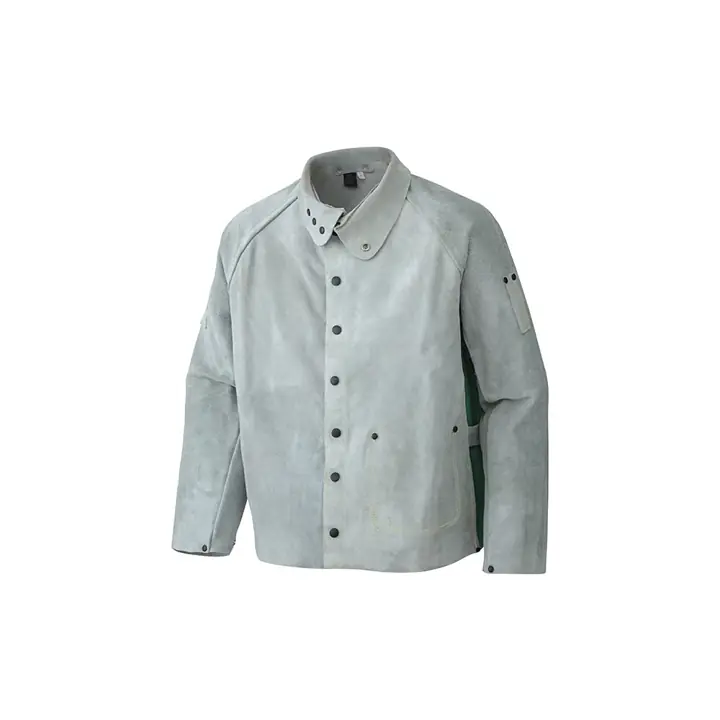 Welder jacket- large- grey leather