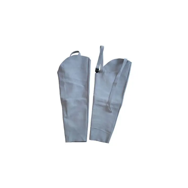 Welding sleeves - grey leather