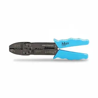 MAX Wire Crimping & Stripping Plier, 9 inch, Hardened Steel