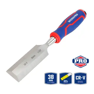WORKPRO Heavy Duty Carpenter Chisel for Woodworking